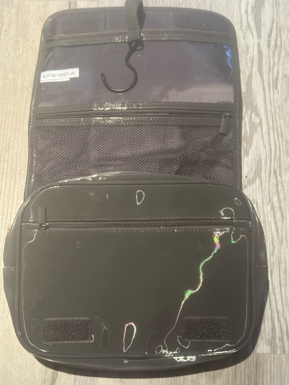 Sonia Kashuk Black Men's Hanging Travel Toiletry Organizer